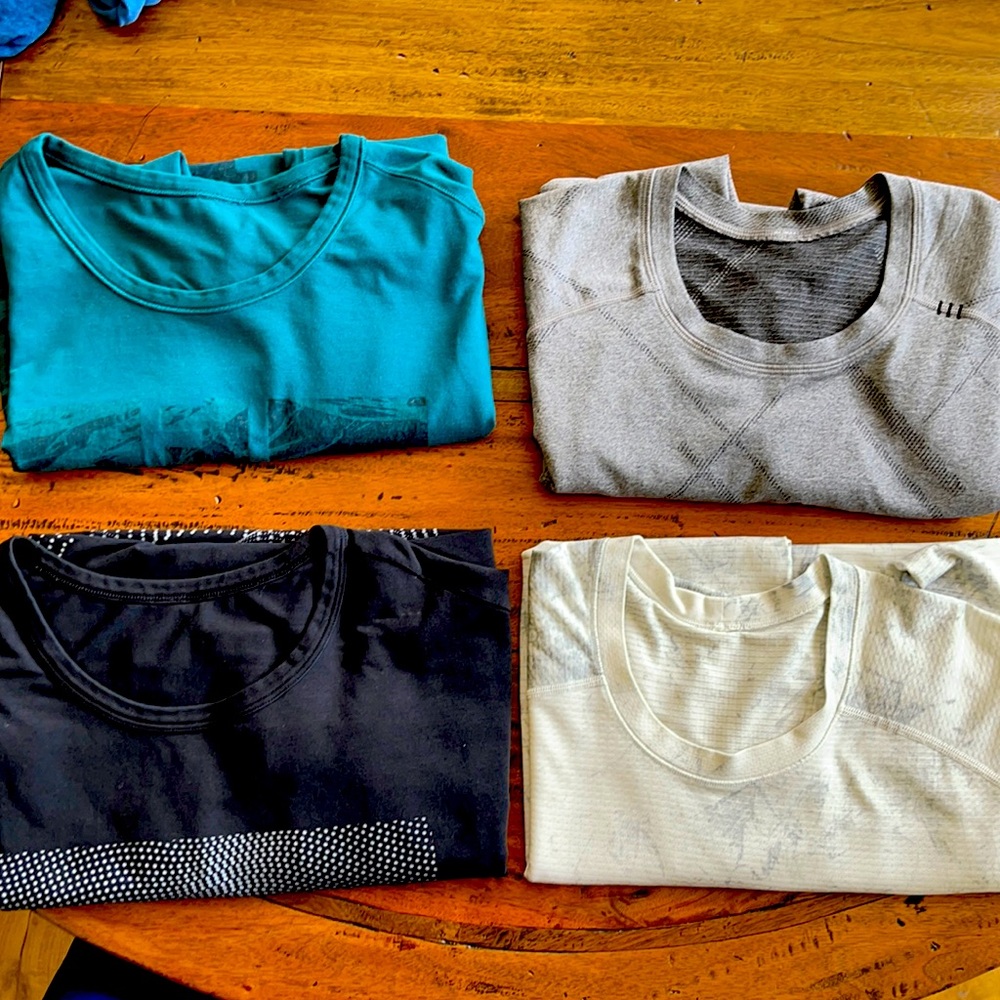 4 lulu men’s XL tops